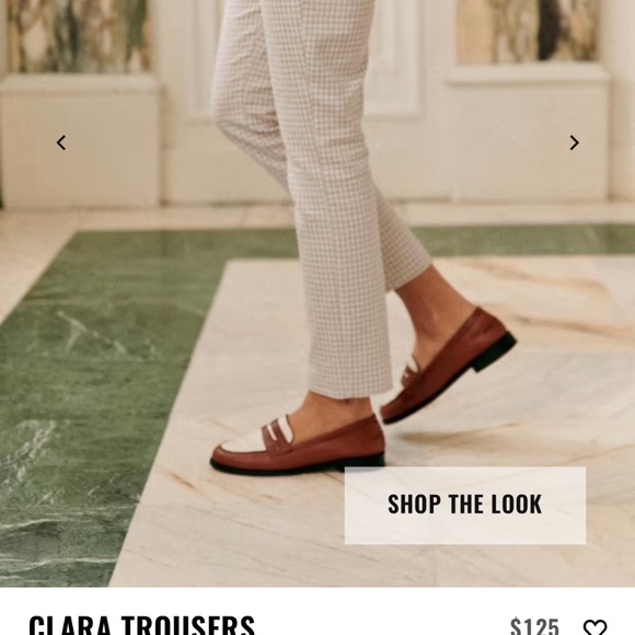 Sezane Clara Heringbone Trousers - Picture 4 of 7